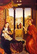 WEYDEN, Rogier van der St. Luke Painting the Virgin  Child painting